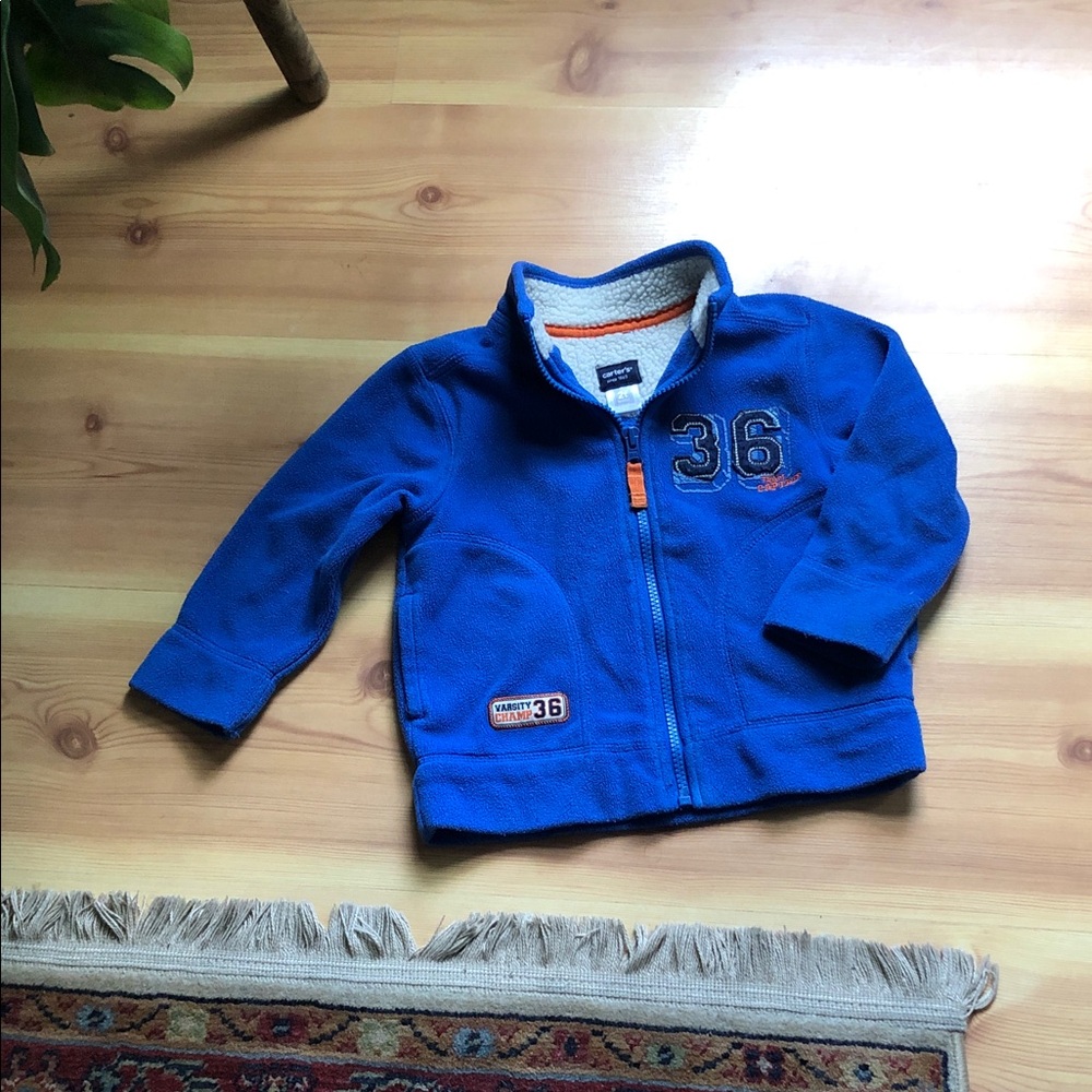 Carter’s Blue Kids Zip-Up Fleece Jacket